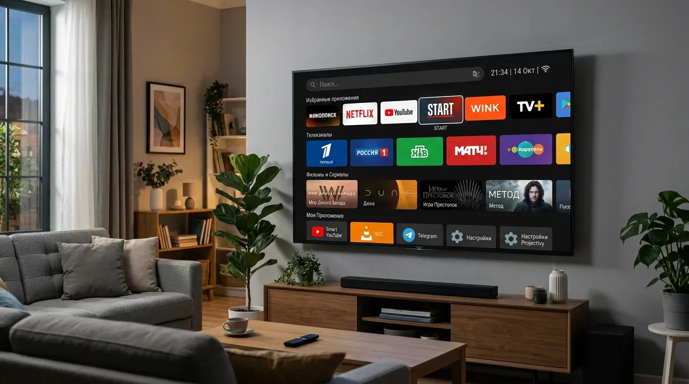 Лучшие лаунчеры для Android TV: Projectivy и ATV Launcher