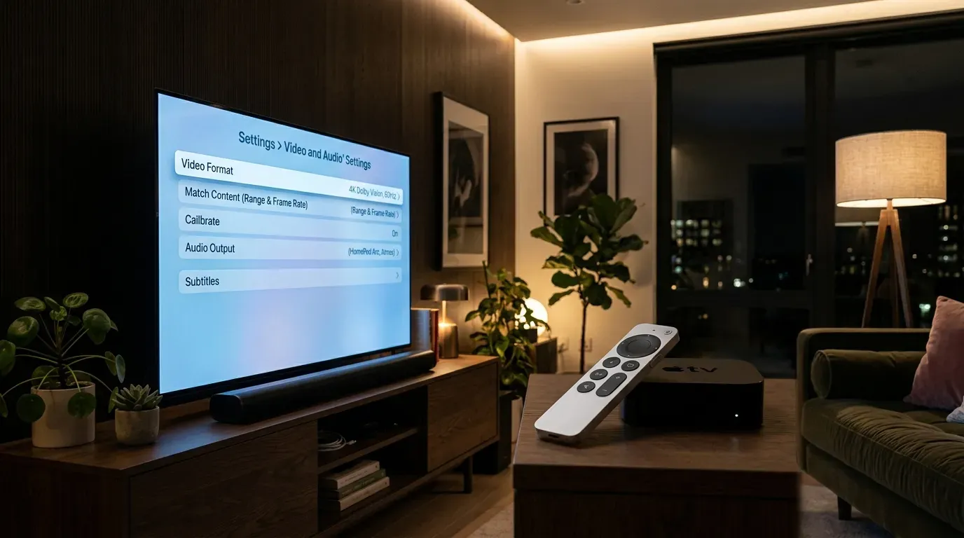 Полная настройка Apple TV 4K: видео, звук и секреты