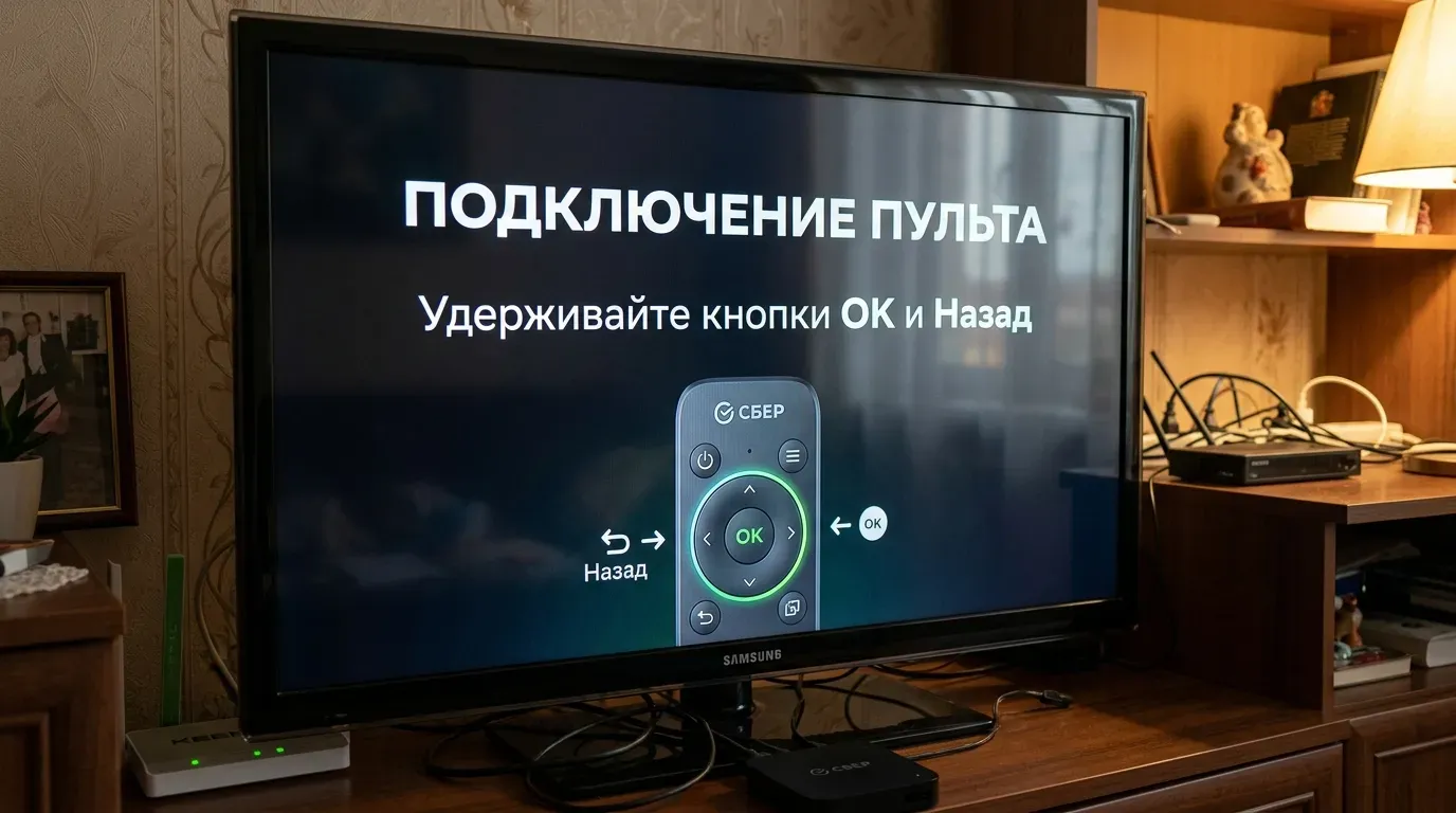 Повторная привязка Bluetooth пульта к SberBox 2