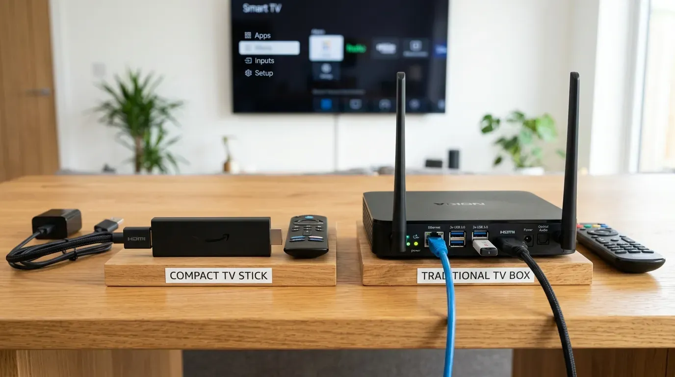 Сравнение форм-факторов TV Stick и TV Box