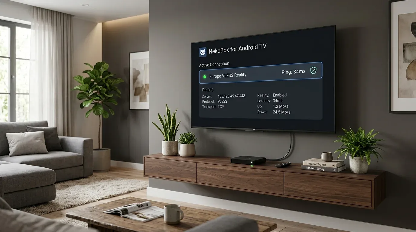 Настройка VLESS Reality на Android TV: Xray и NekoBox