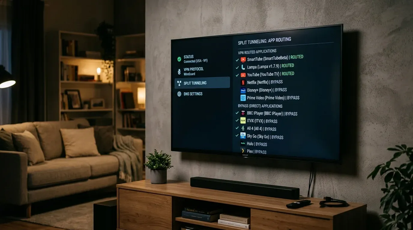 Настройка раздельного туннелирования приложений в NekoBox для исключения российских сервисов