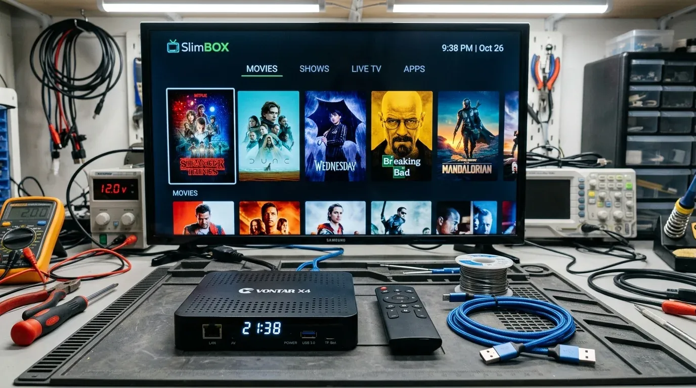 Прошивка Vontar X4 на SlimBOX ATV: инструкция 2026 года